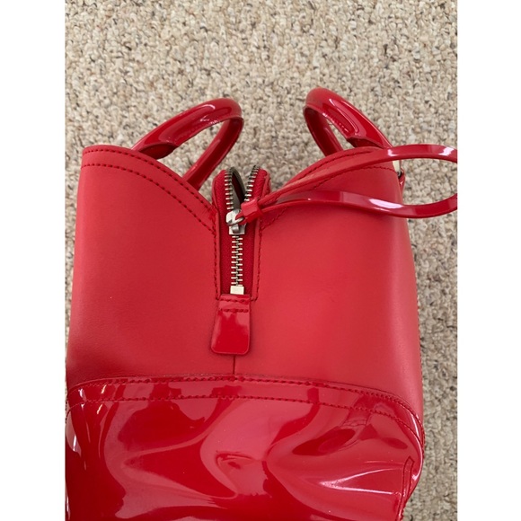 Ann Taylor Red Mini Tote Bag - Picture 4 of 9